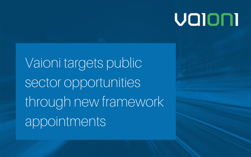 Vaioni targets public sector opportunities through new framework appointments
